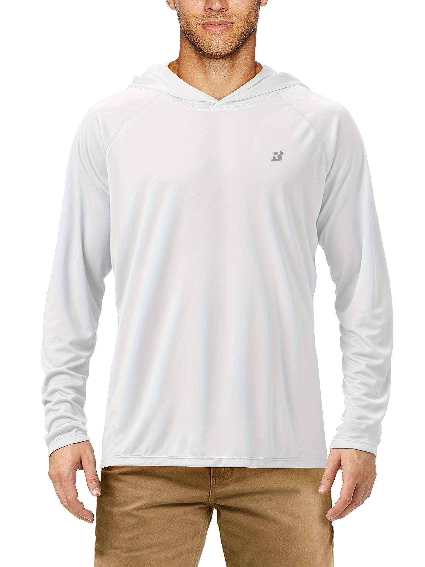   men wear simple fashion casual all in one hoodie upf 50 fishing shirts for men long sleeve uv sun protection hoodie outdoor hiking shirts details 10