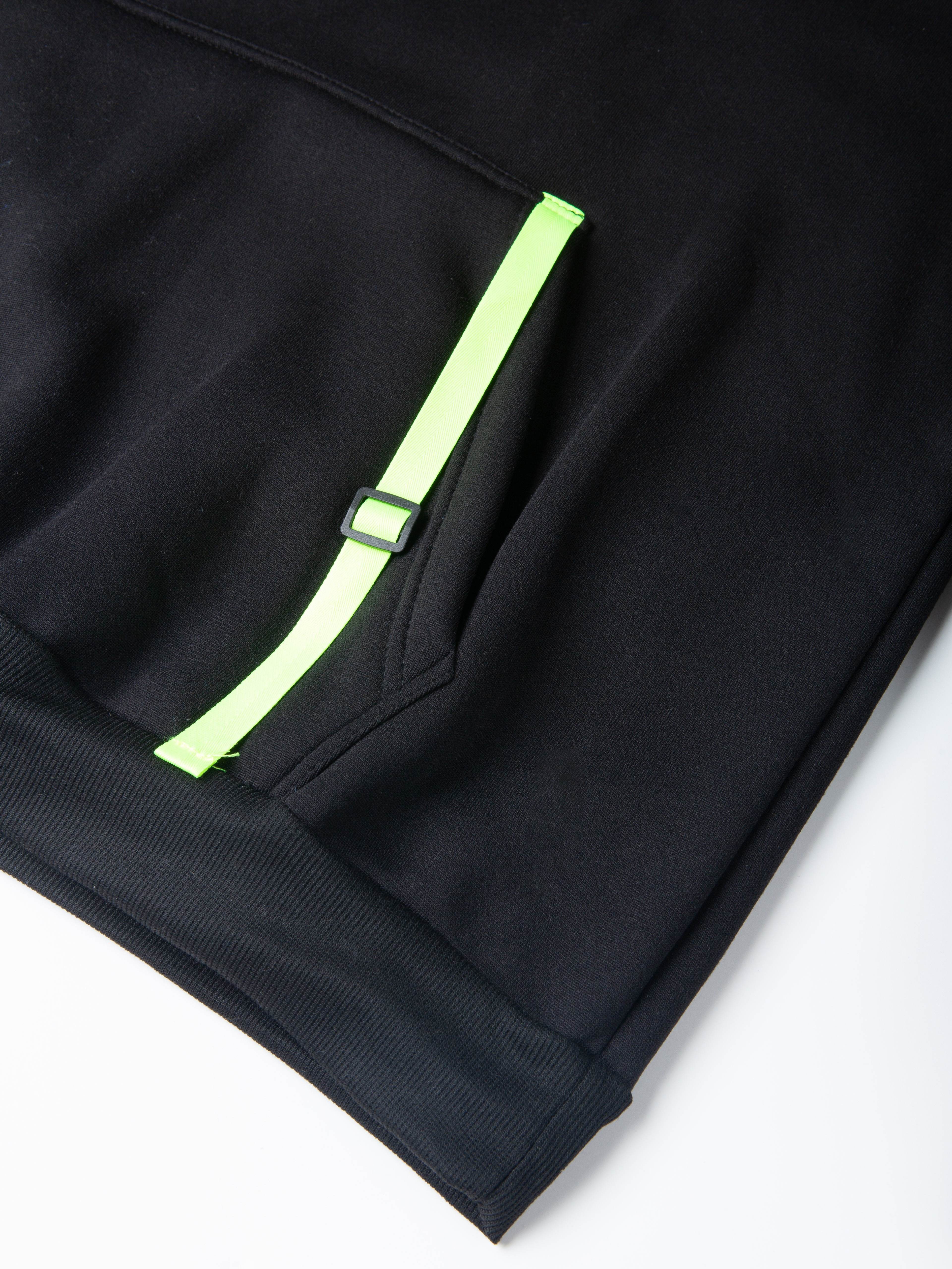 mens casual sports hoodie athletic pullover zippered pockets comfort fit details 17