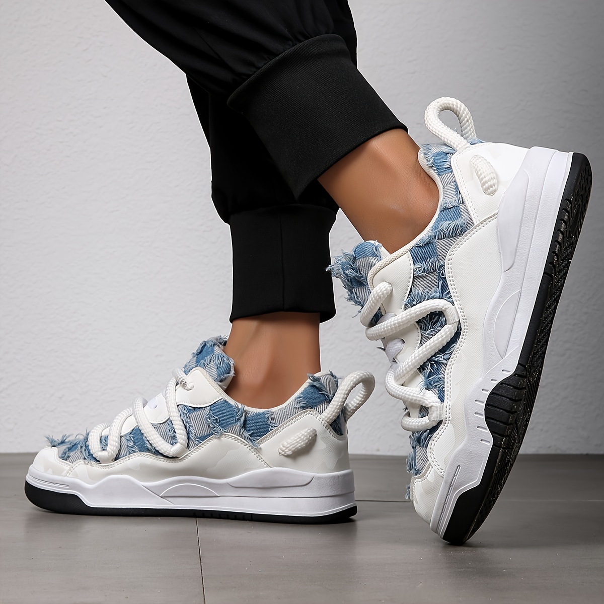 street style skateboard shoes men s trendy comfy non slip details 5