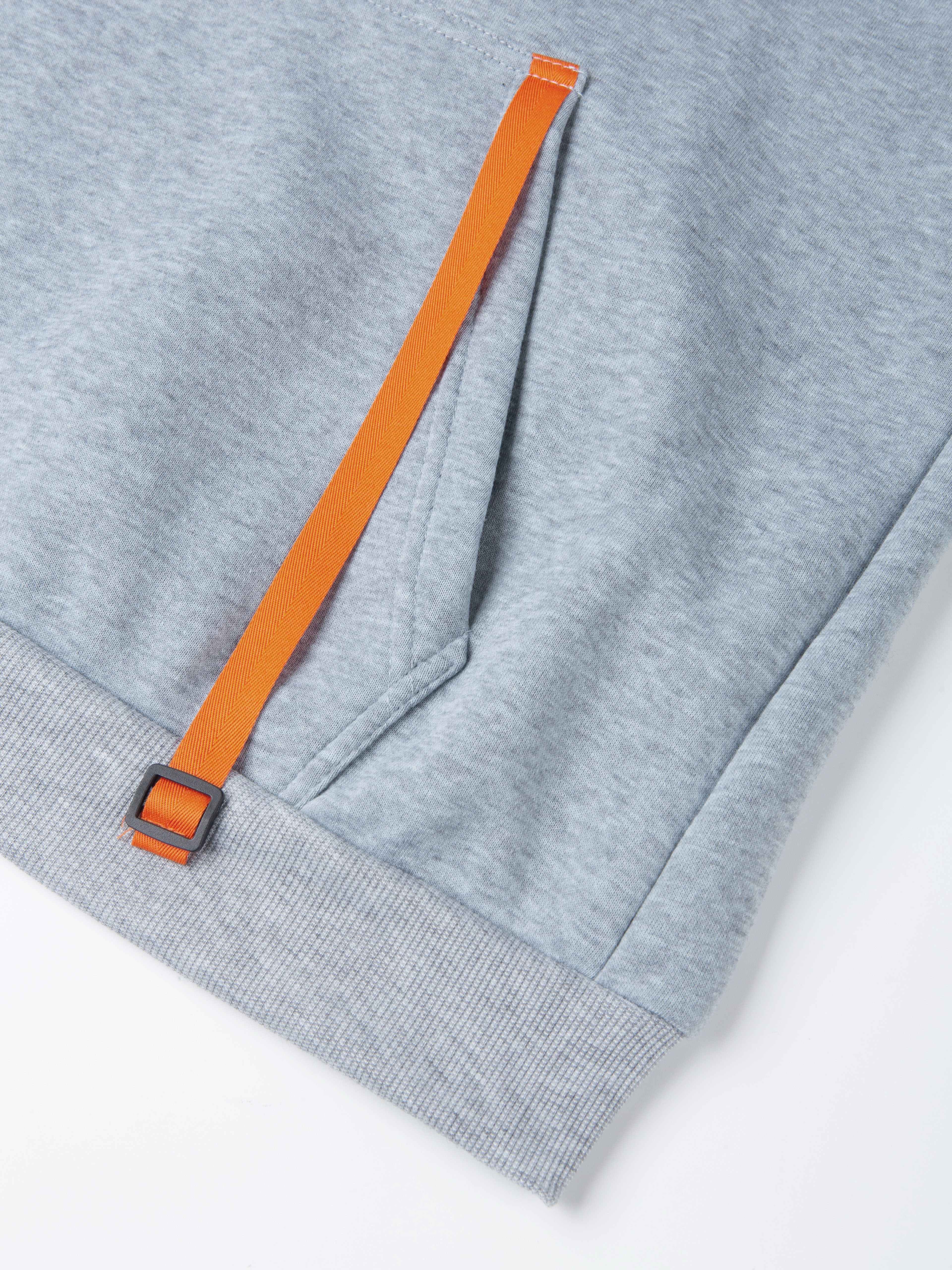 mens casual sports hoodie athletic pullover zippered pockets comfort fit details 8