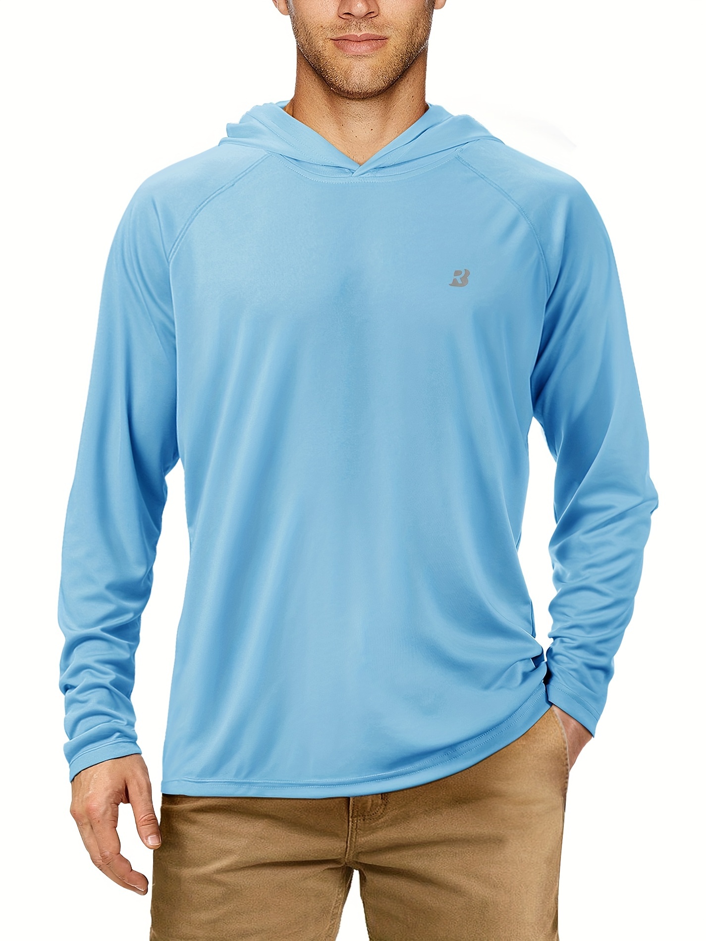   men wear simple fashion casual all in one hoodie upf 50 fishing shirts for men long sleeve uv sun protection hoodie outdoor hiking shirts details 19