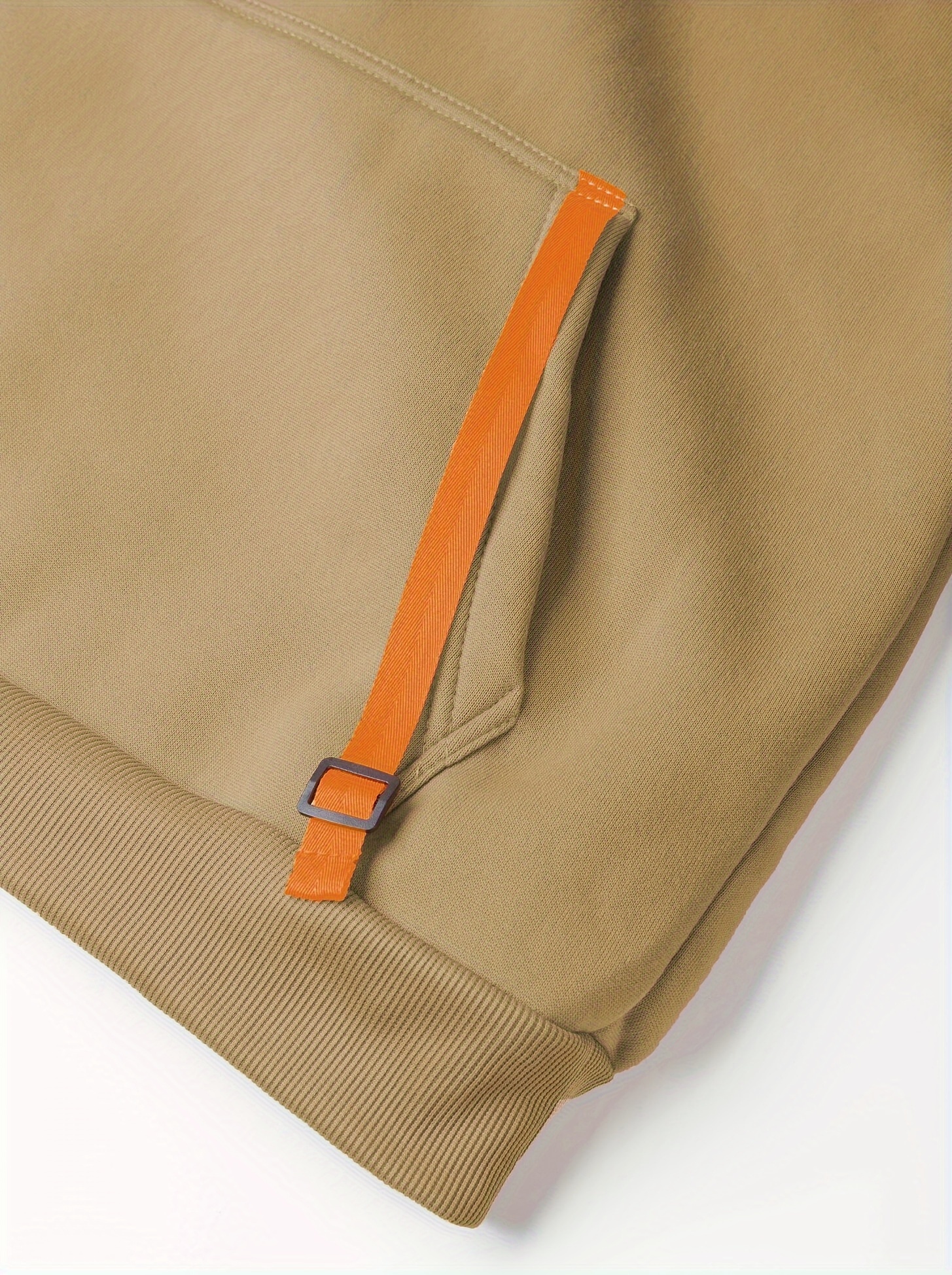 mens casual sports hoodie athletic pullover zippered pockets comfort fit details 12