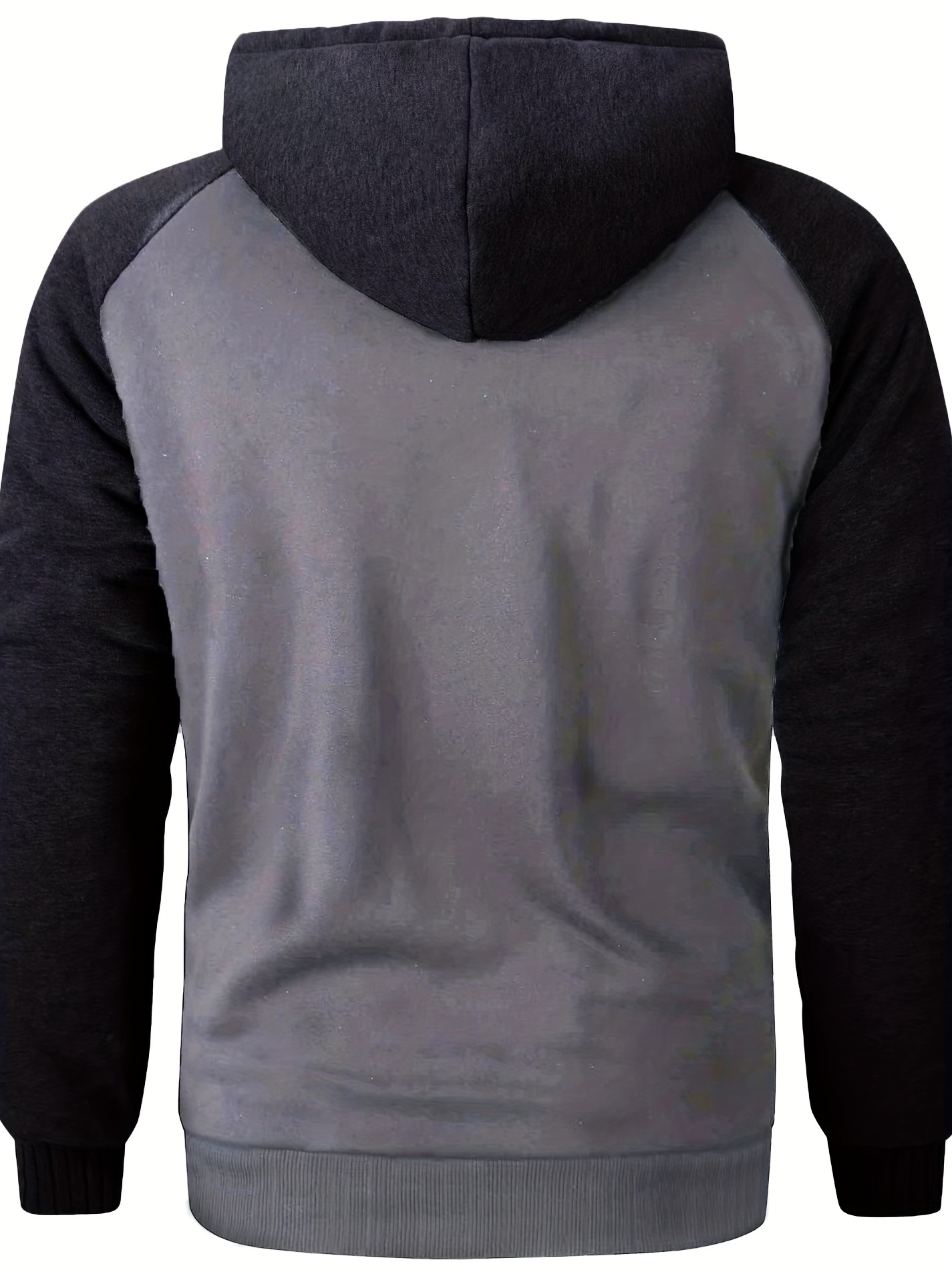 color block sherpa lined mens hooded jacket casual long sleeve hoodies with zipper gym sports hooded coat for spring fall details 1