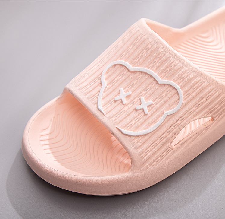 womens indoor slippers cartoon print eva slip on soft sole lightweight shoes womens footwear details 6