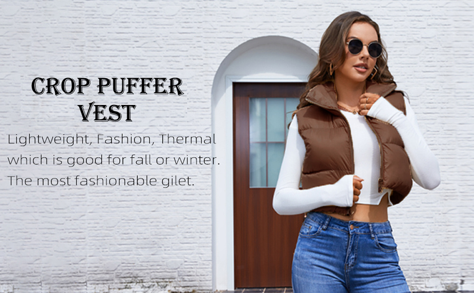 stand collar vest jacket casual sleeveless jacket for winter womens clothing details 1