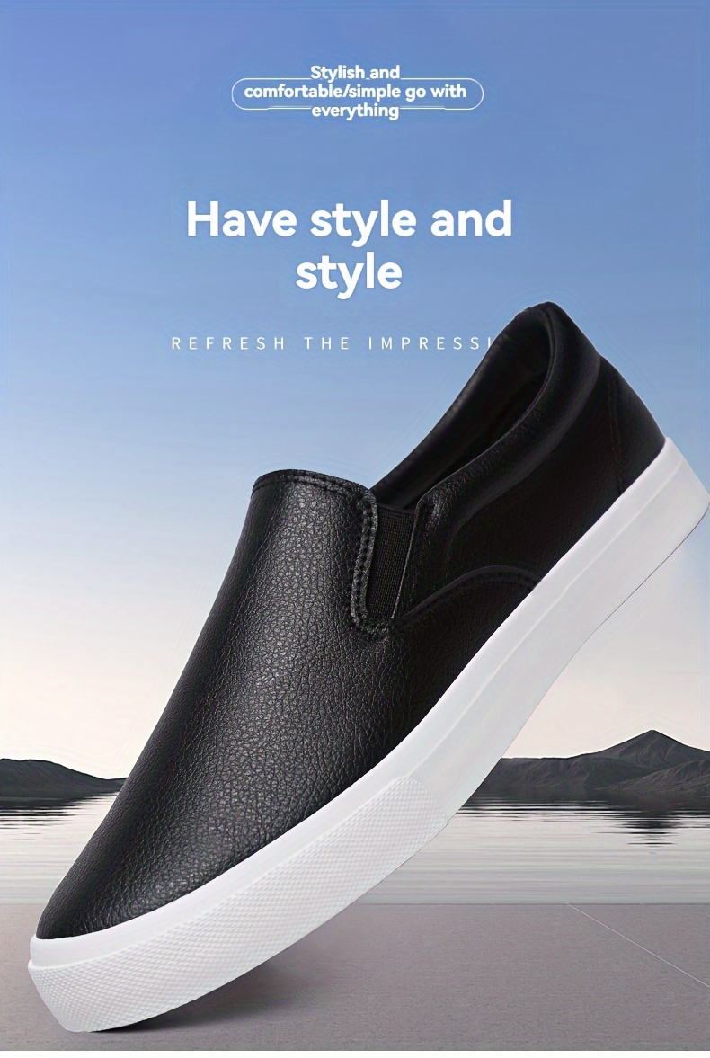 solid color slip sneakers men s trendy comfortable details 1