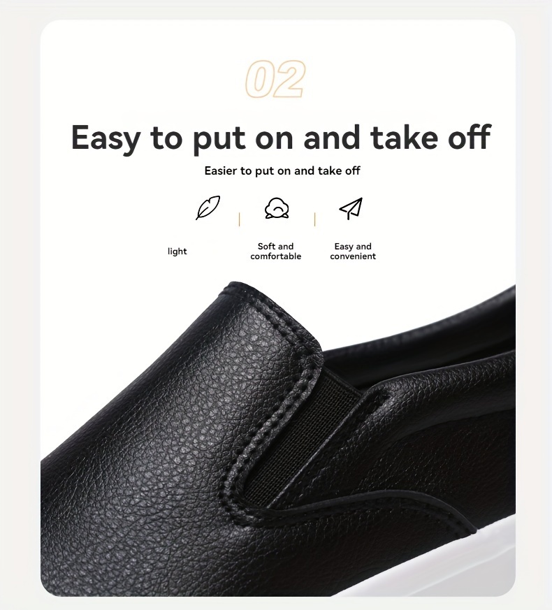 solid color slip sneakers men s trendy comfortable details 3