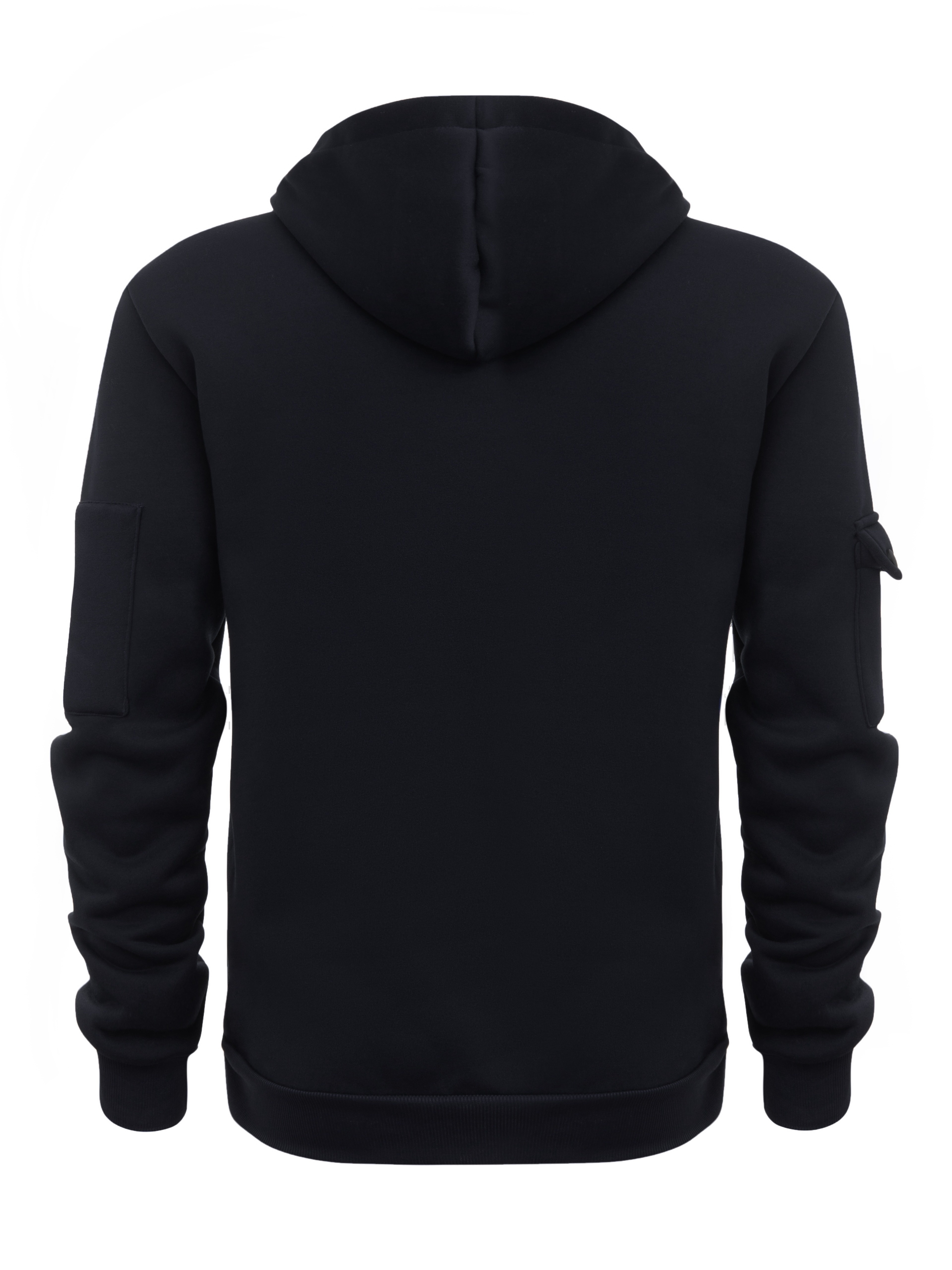 mens casual sports hoodie athletic pullover zippered pockets comfort fit details 15