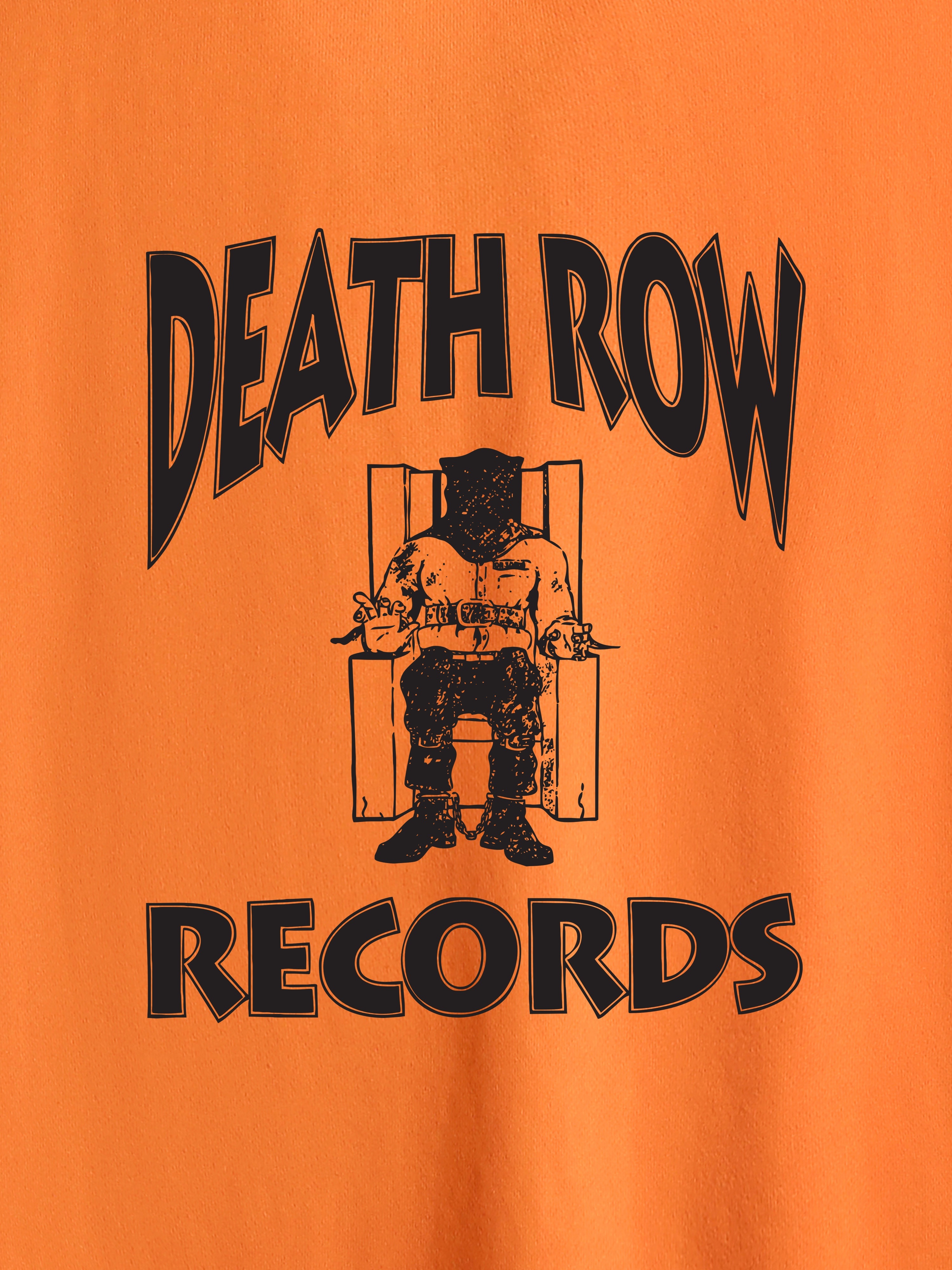 death row print hoodie cool hoodies for men mens casual graphic design pullover hooded sweatshirt with kangaroo pocket streetwear for winter fall as gifts details 6