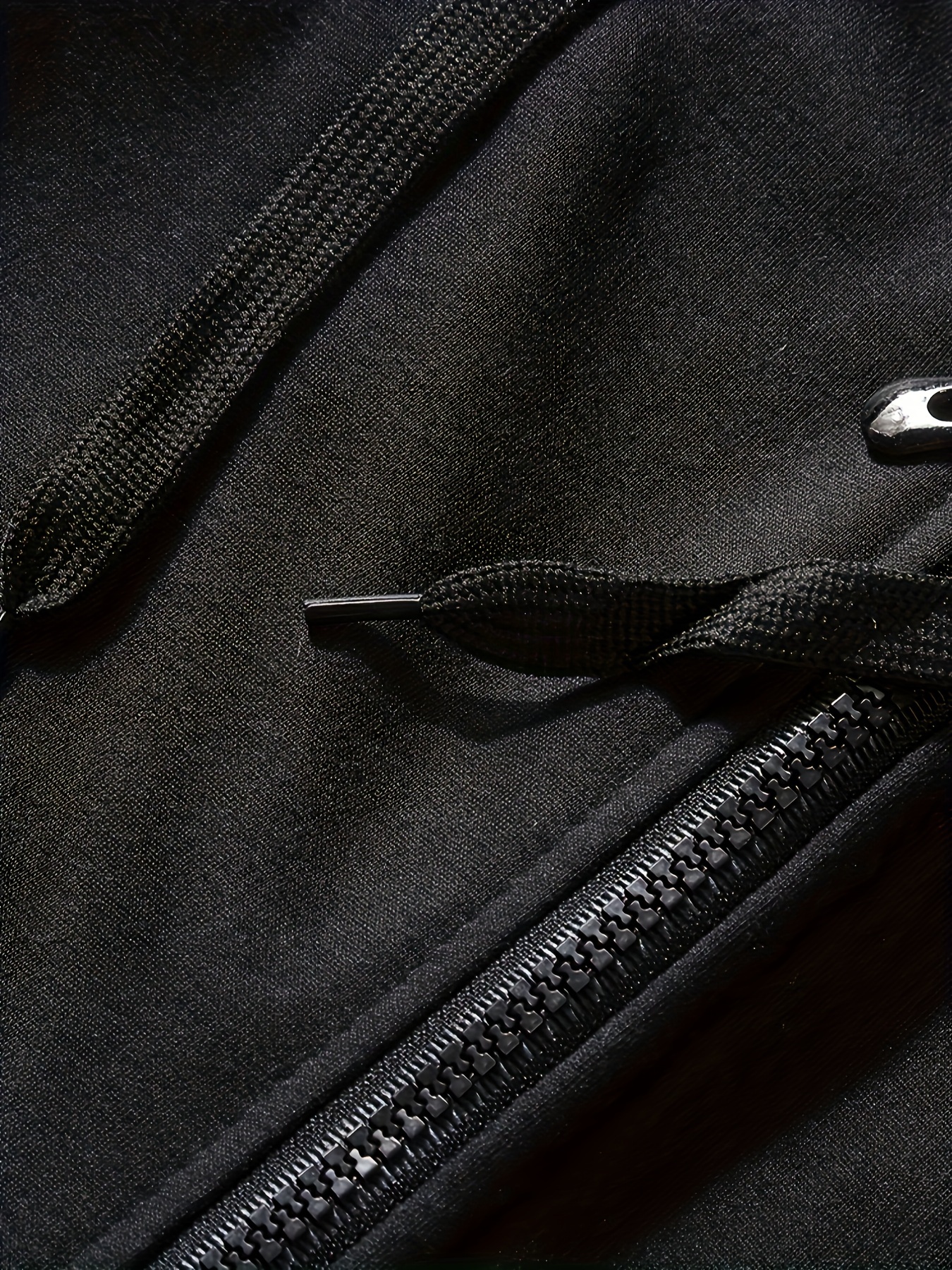 fashionable mens hoodies zipper contrast colors fleece winter jacket suitable for winter street outdoor comfortable warm and versatile details 19