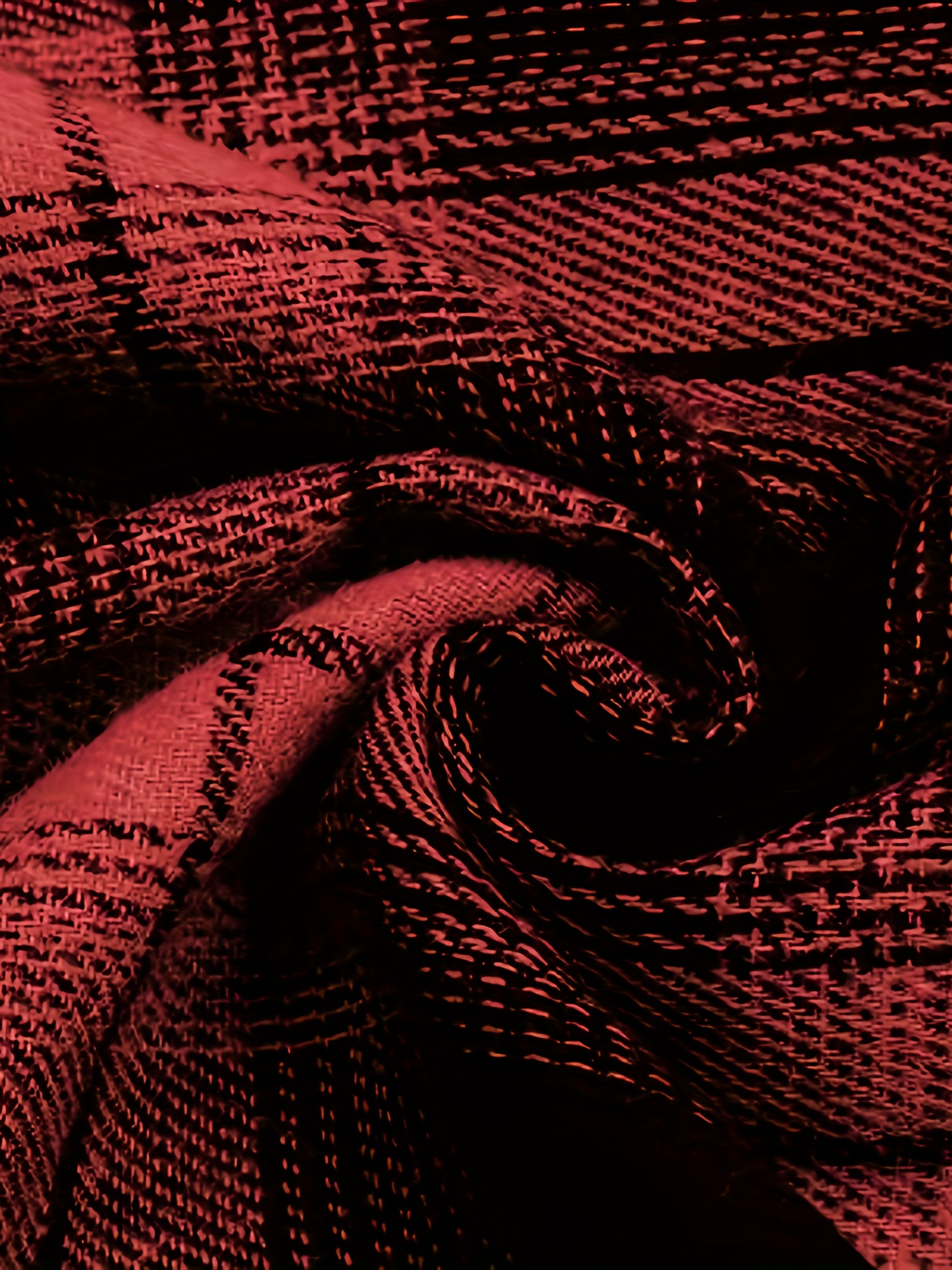 plaid pattern shacket jacket casual button front long sleeve outerwear womens clothing details 9