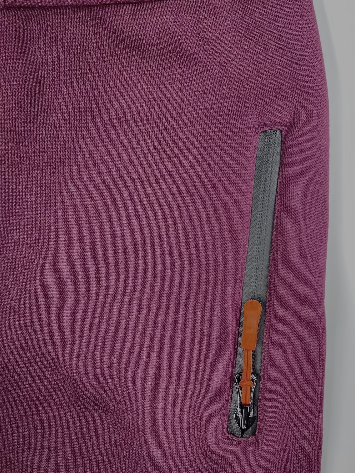 mens zip up hoodies slim fit long sleeve lightweight sweatshirt with kangaroo pocket details 2