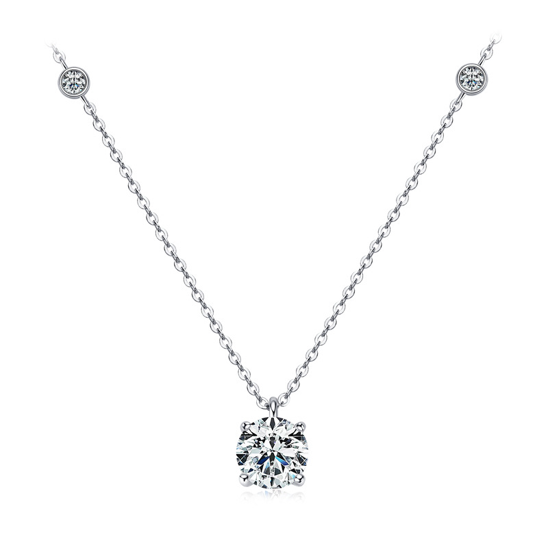 Light Path Moissanite Necklace 2.0 ct