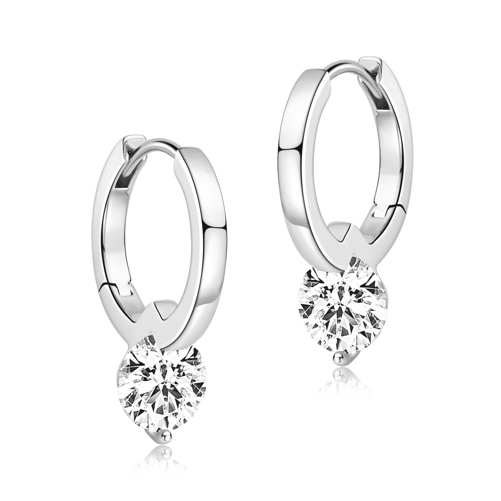 Affordable Luxury Moissanite Hoop Earrings (2.0 ct. tw)