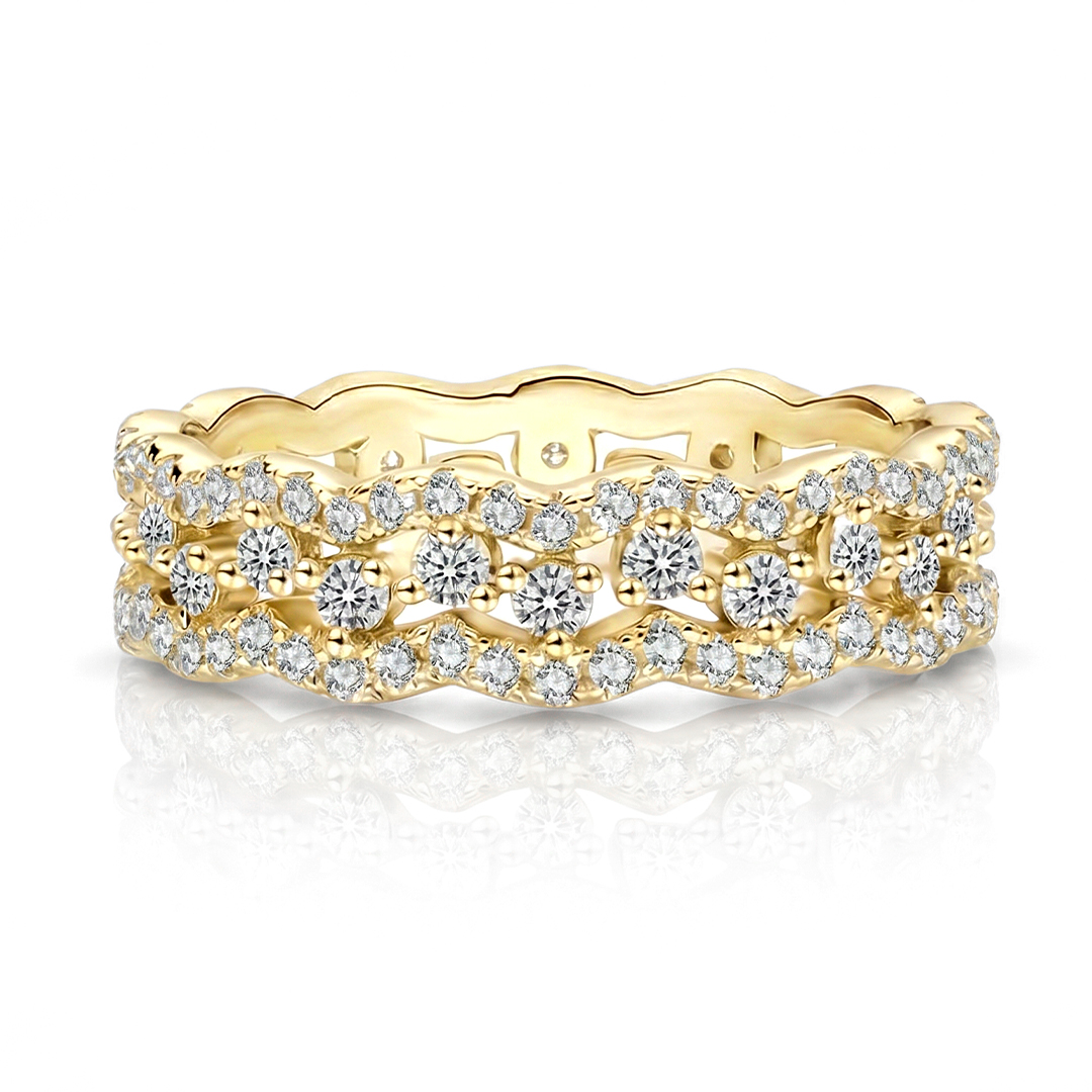 Bernice Lace Moissanite Ring