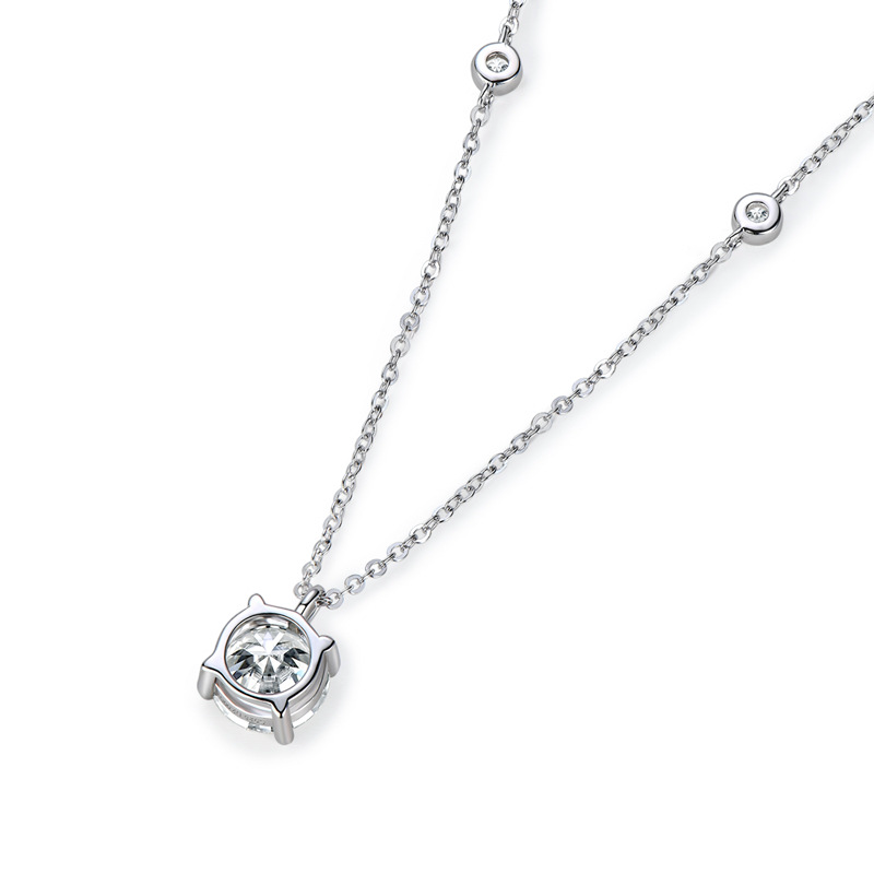Light Path Moissanite Necklace 2.0 ct