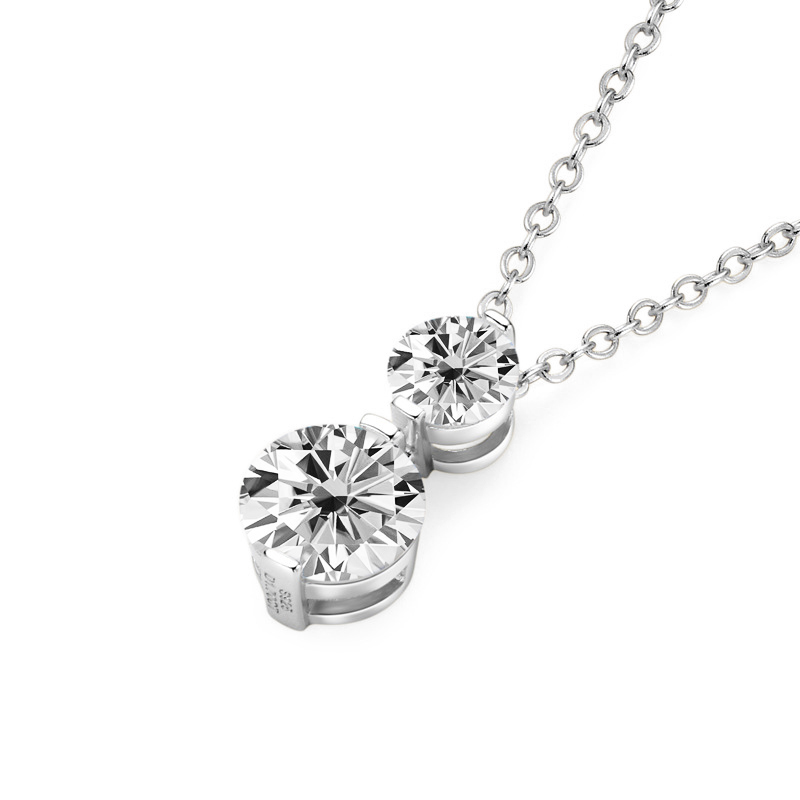Serene Elegance Moissanite Necklace (1.7 ct. tw)