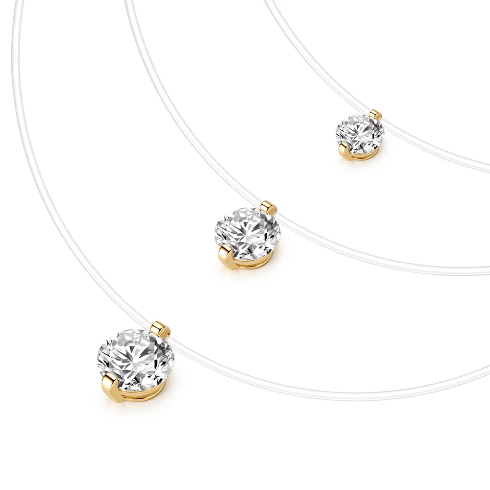 Mermaid Love Moissanite Necklace
