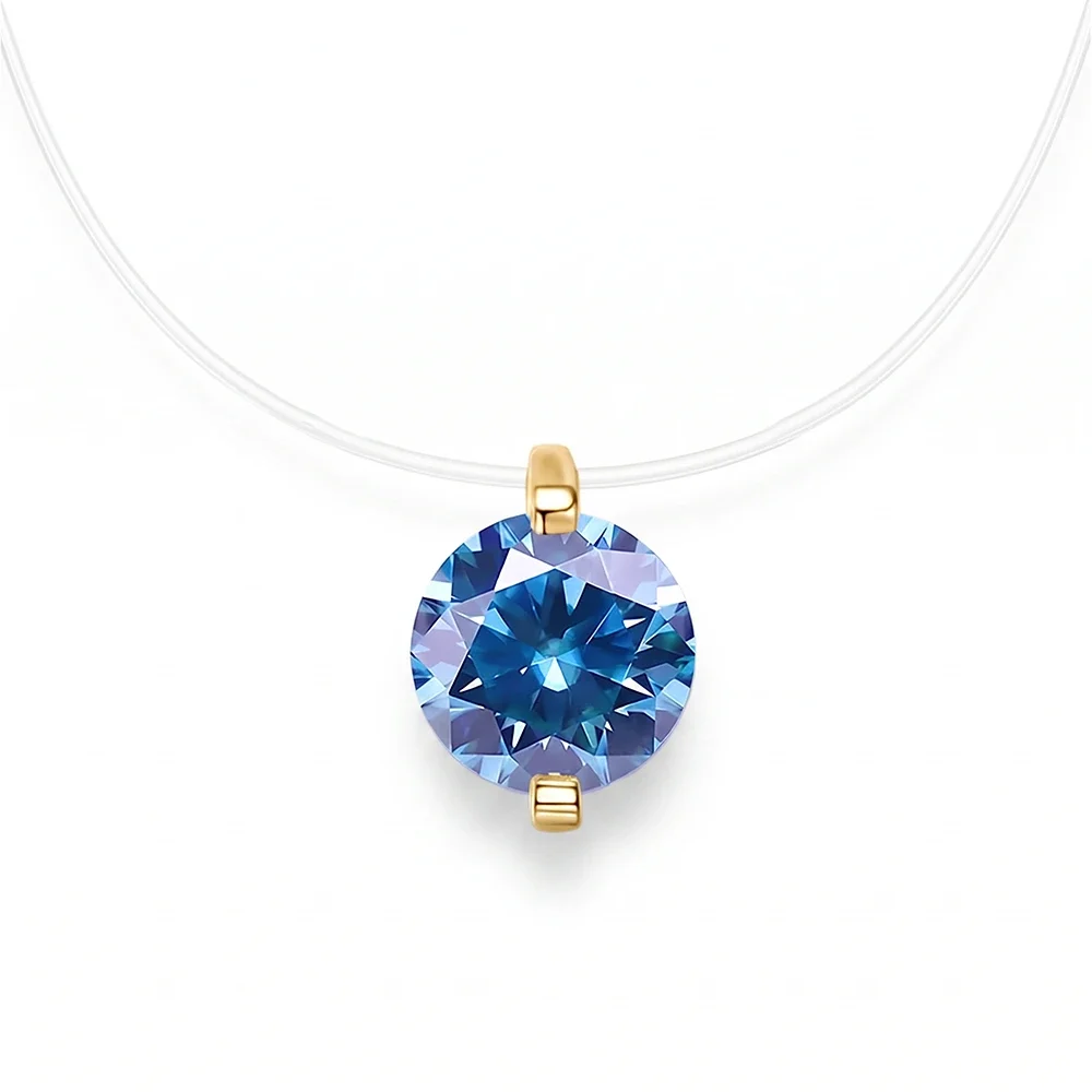 Mermaid Love Moissanite Necklace