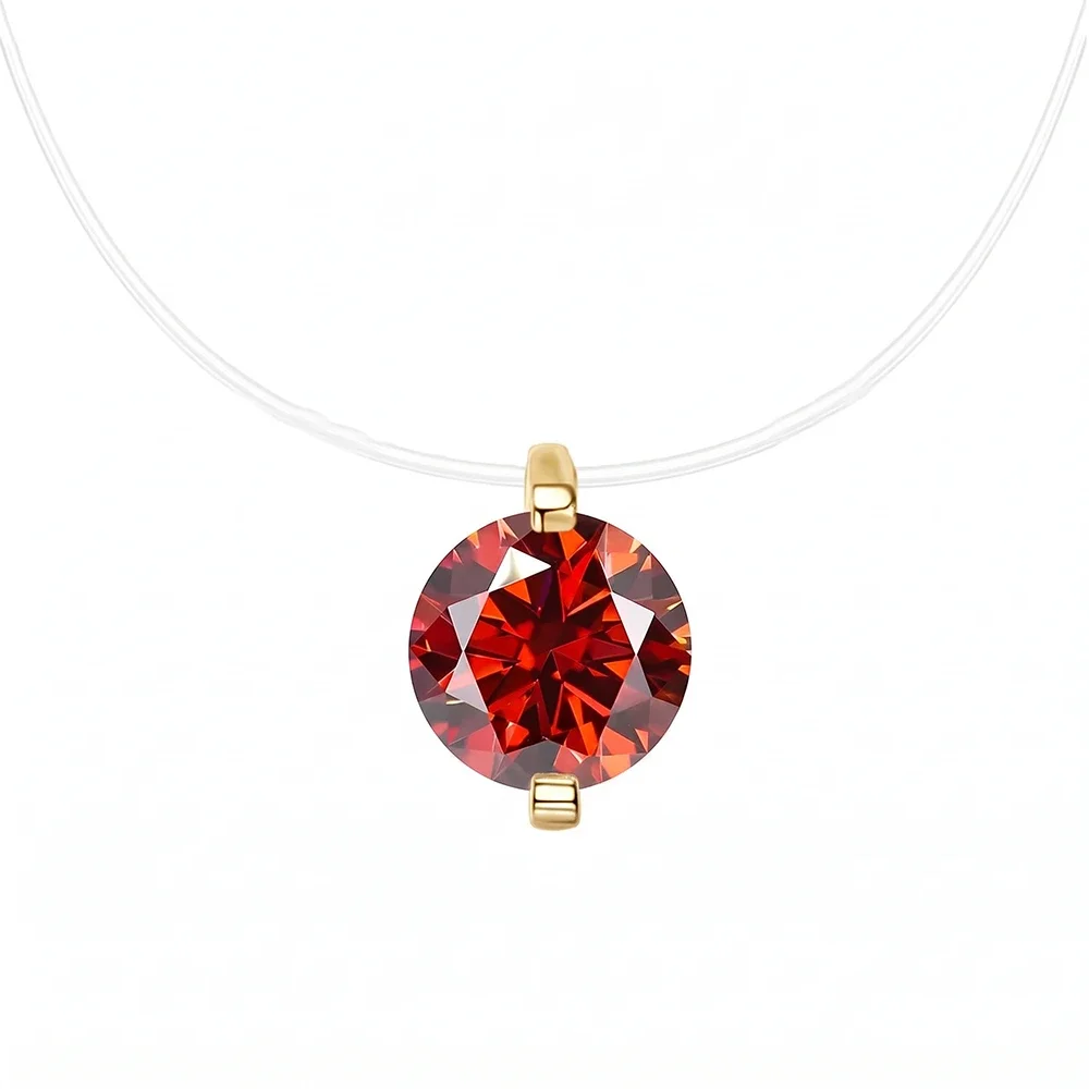 Mermaid Love Moissanite Necklace