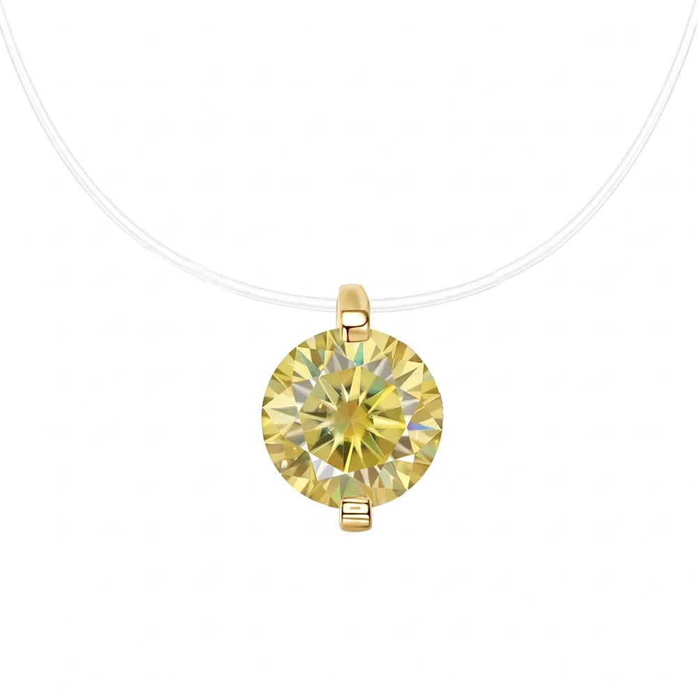 Mermaid Love Moissanite Necklace