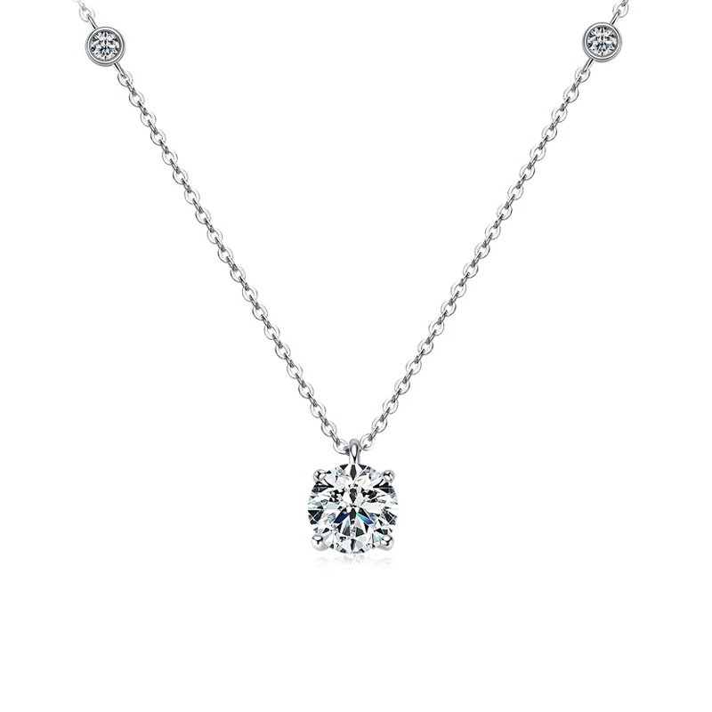 Light Path Moissanite Necklace 2.0 ct