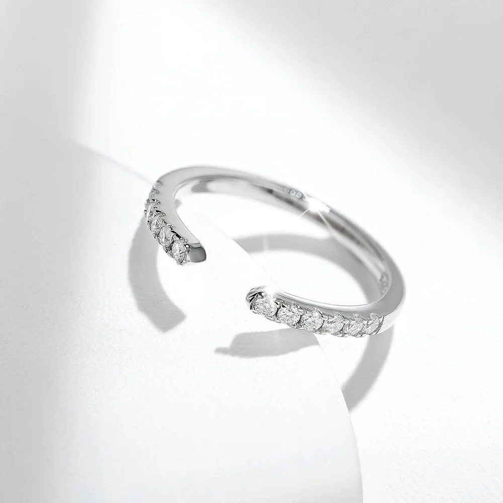 Lana Stacked Moissanite Wedding Band