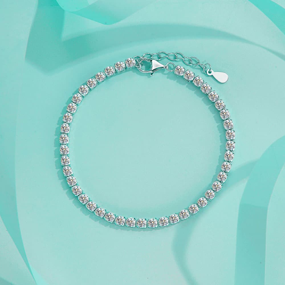Gossamer Moissanite Tennis Bracelet