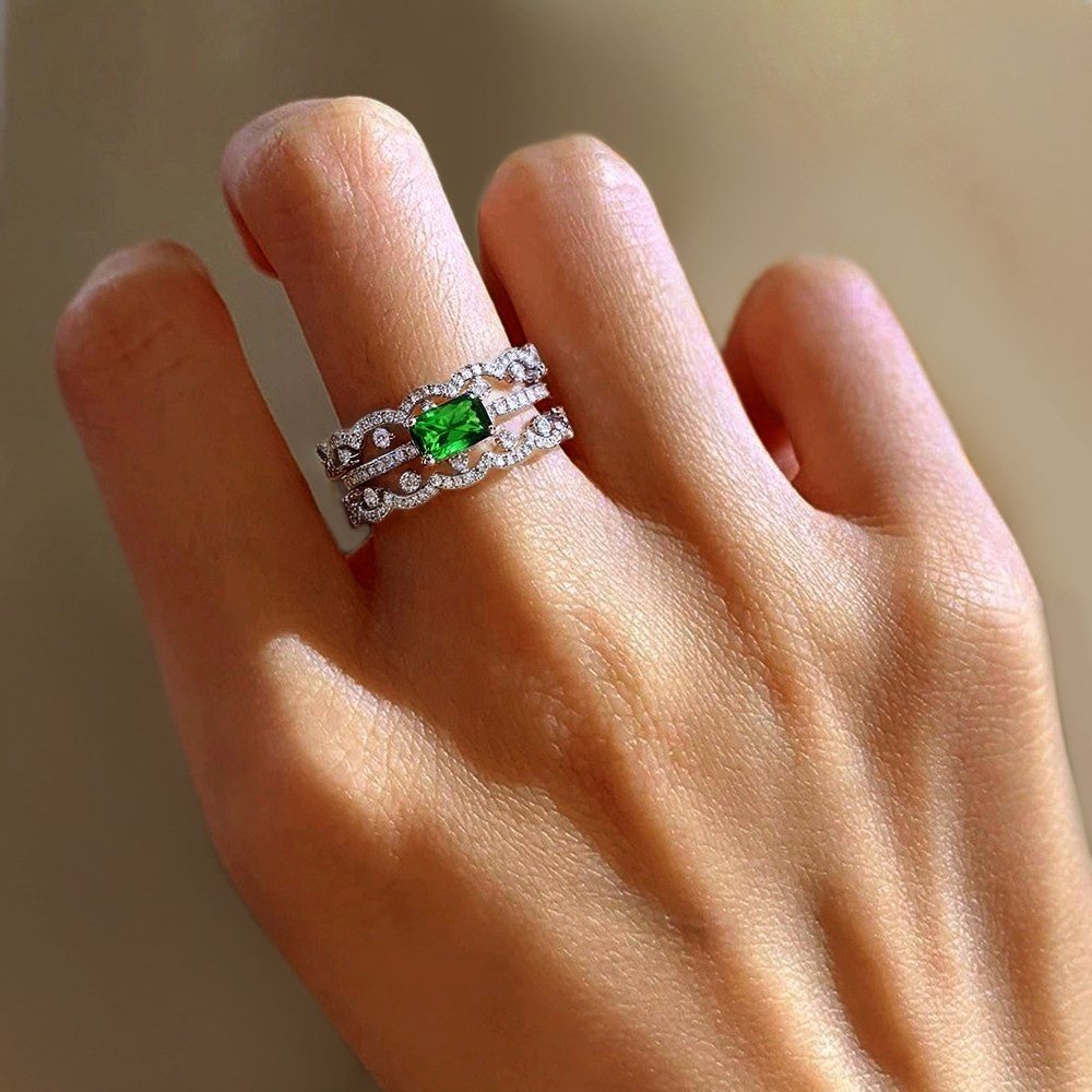 Bernice Lace Moissanite Ring