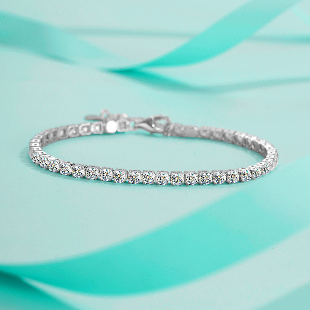 Gossamer Moissanite Tennis Bracelet