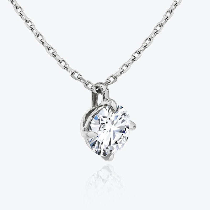 Solitaire Moissanite Pendant-VOOGME