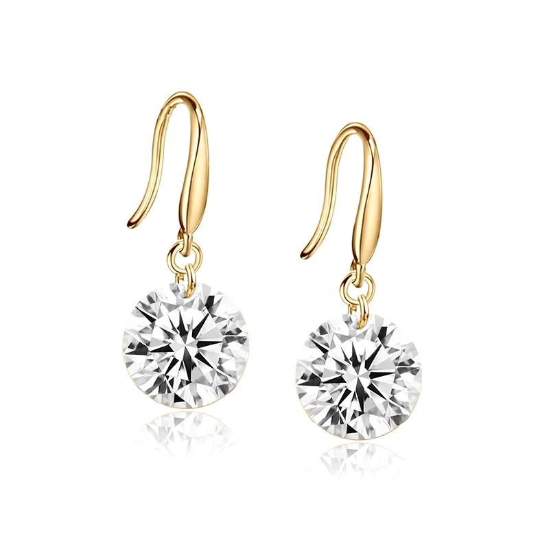 Classic Moissanite Hook Earrings