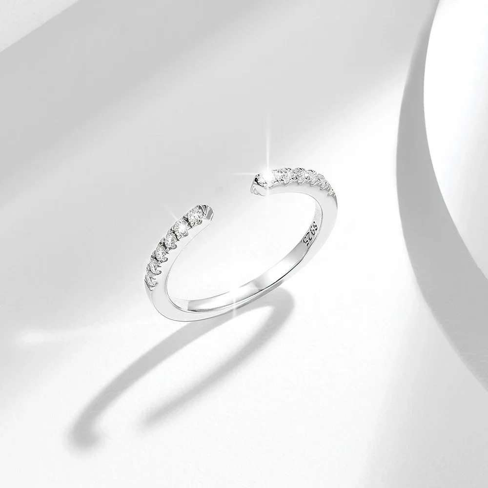 Lana Stacked Moissanite Wedding Band