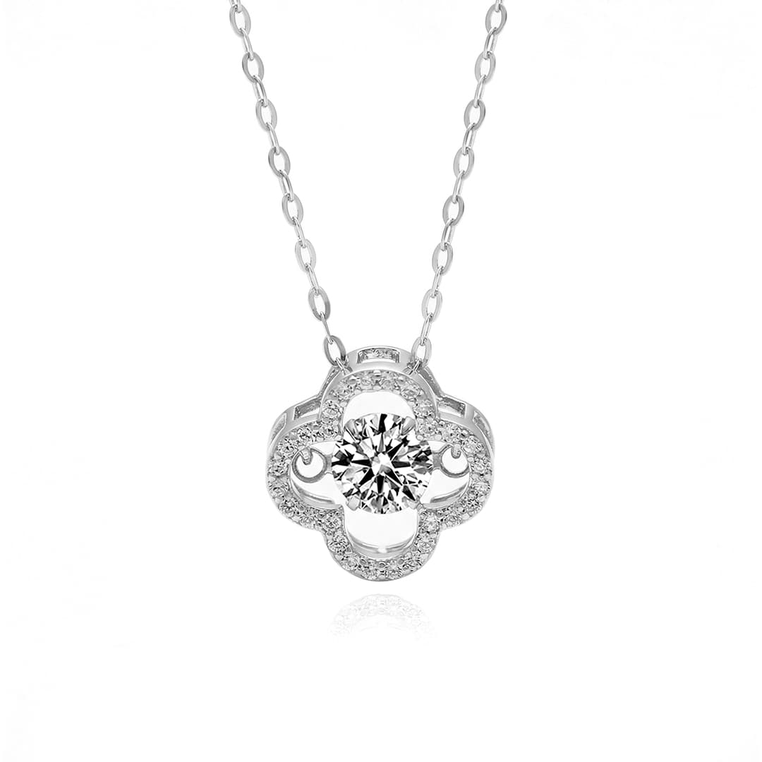 Beating Heart Moissanite Necklace