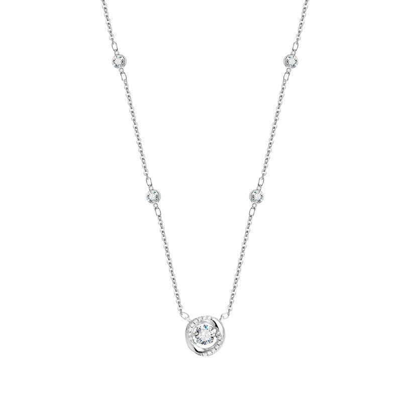 Beating Heart Moissanite Necklace