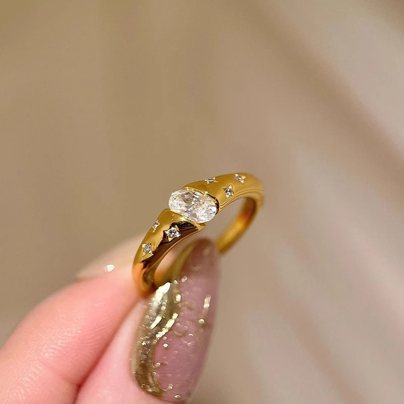 Starburst Bezel Moissanite Engagement Ring