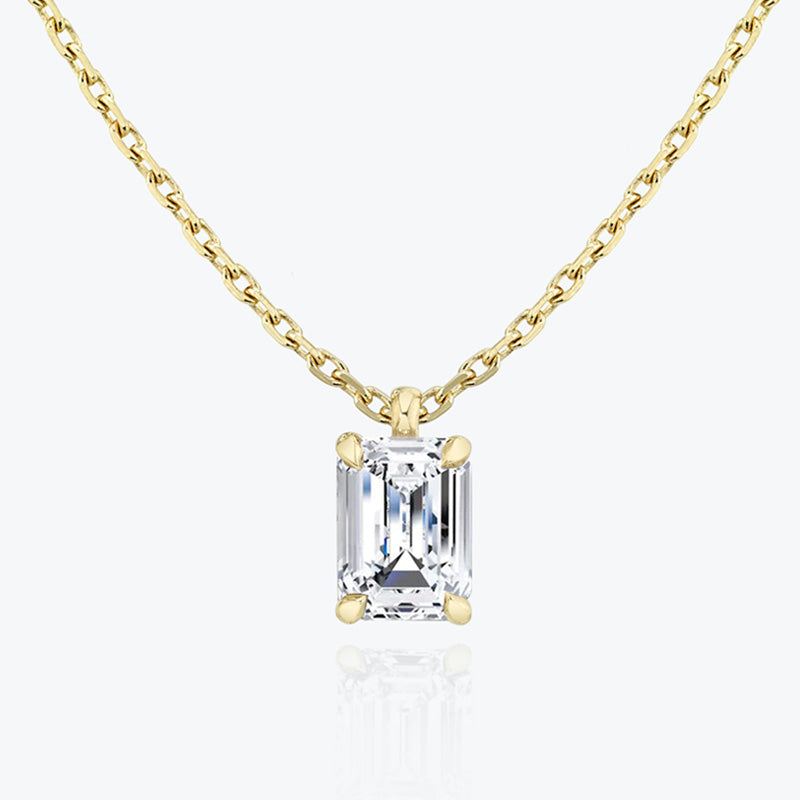 Solitaire Moissanite Pendant-VOOGME