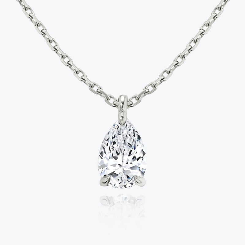 Solitaire Moissanite Pendant-VOOGME