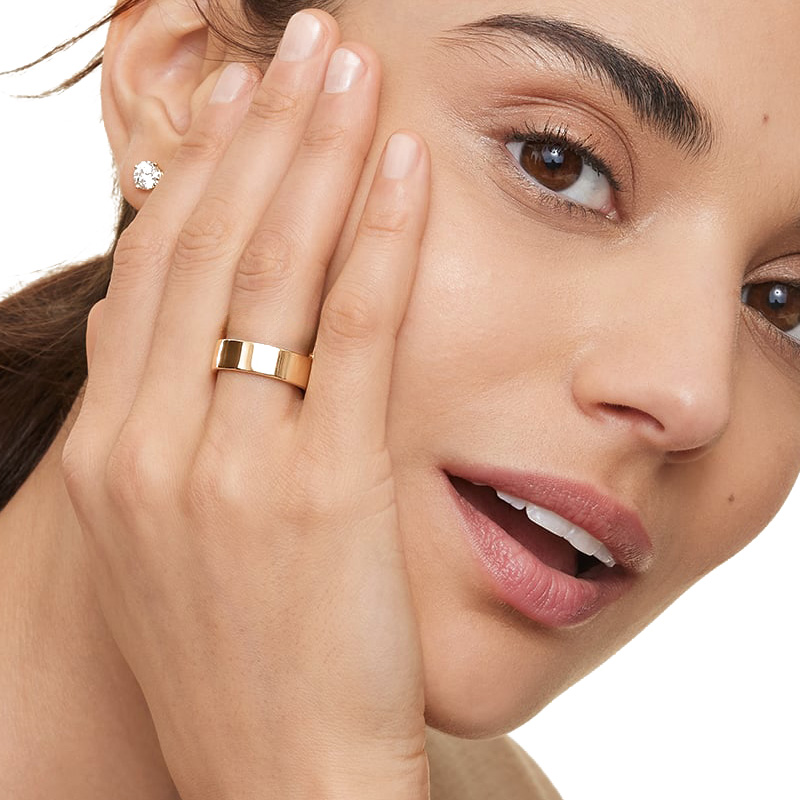 Men's Plain Silver Ring