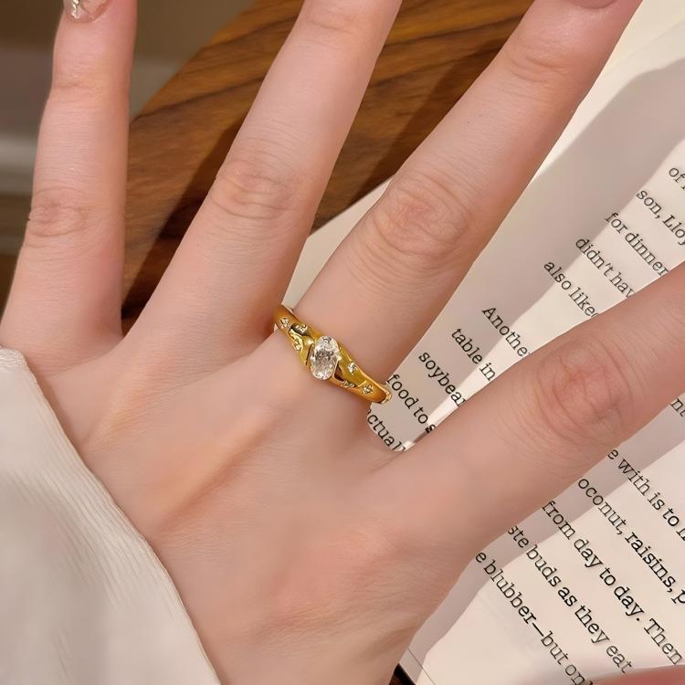 Starburst Bezel Moissanite Engagement Ring