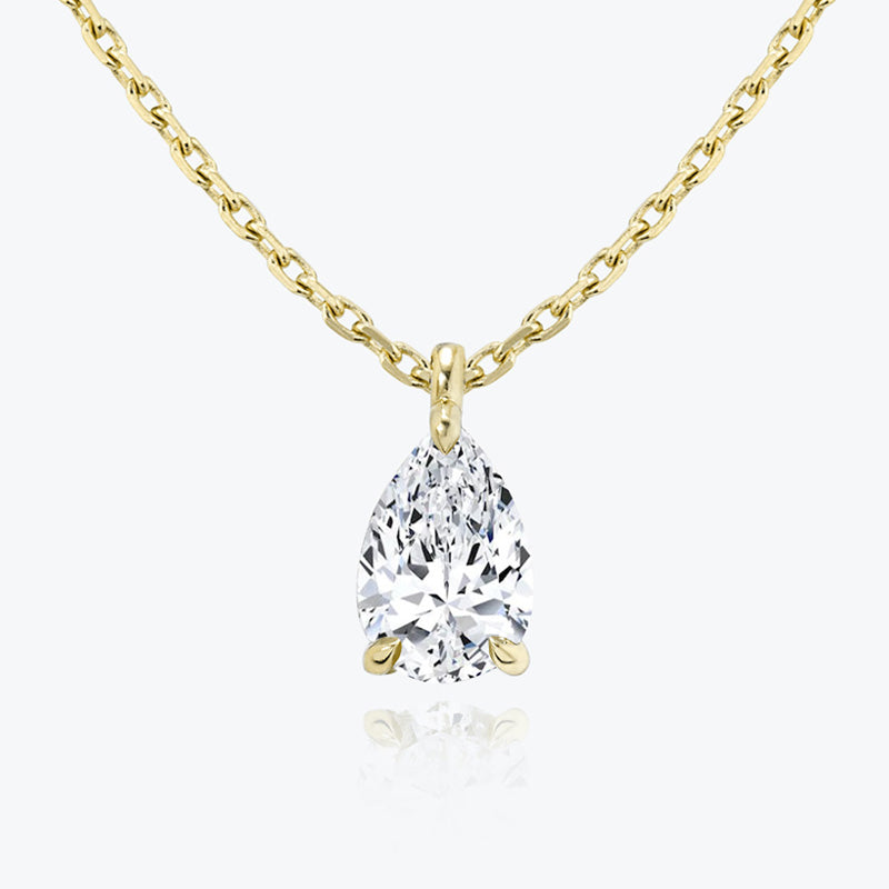 Solitaire Moissanite Pendant-VOOGME