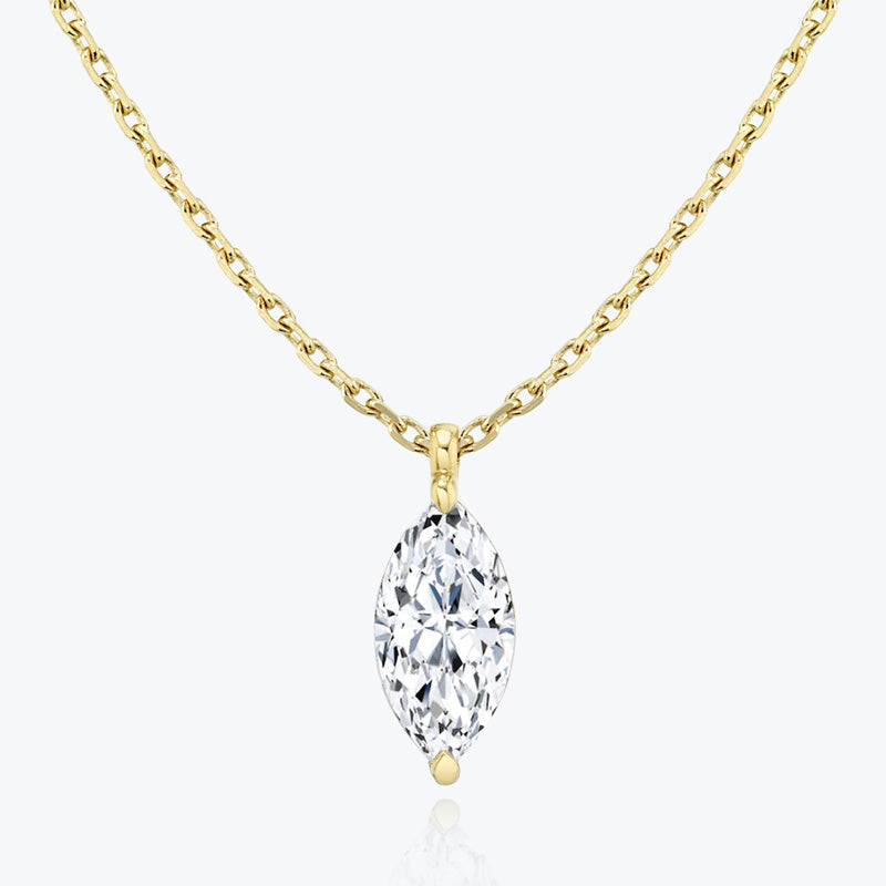 Solitaire Moissanite Pendant-VOOGME