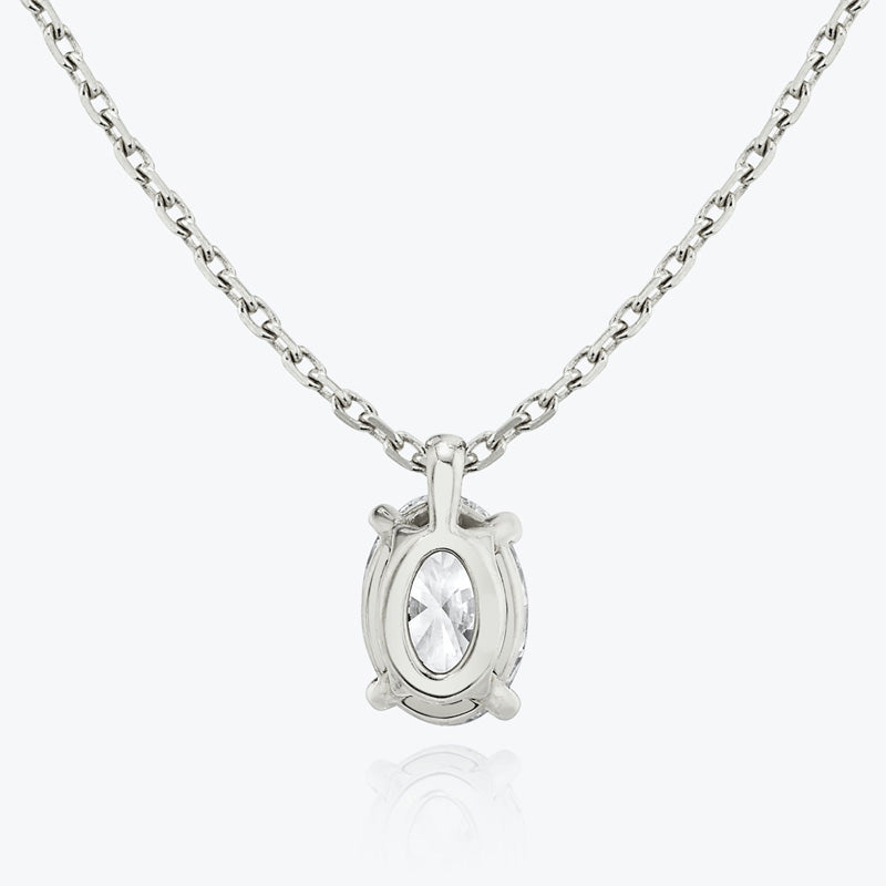 Solitaire Moissanite Pendant-VOOGME