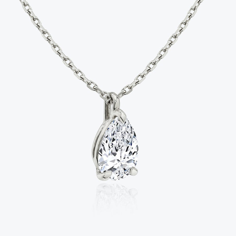 Solitaire Moissanite Pendant-VOOGME