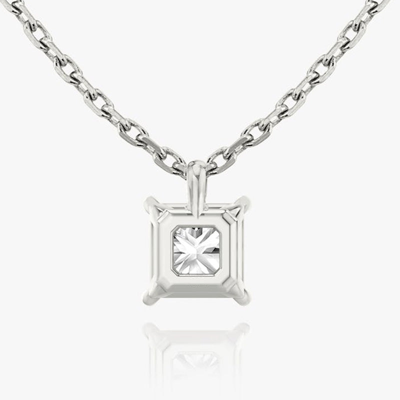 Solitaire Moissanite Pendant-VOOGME