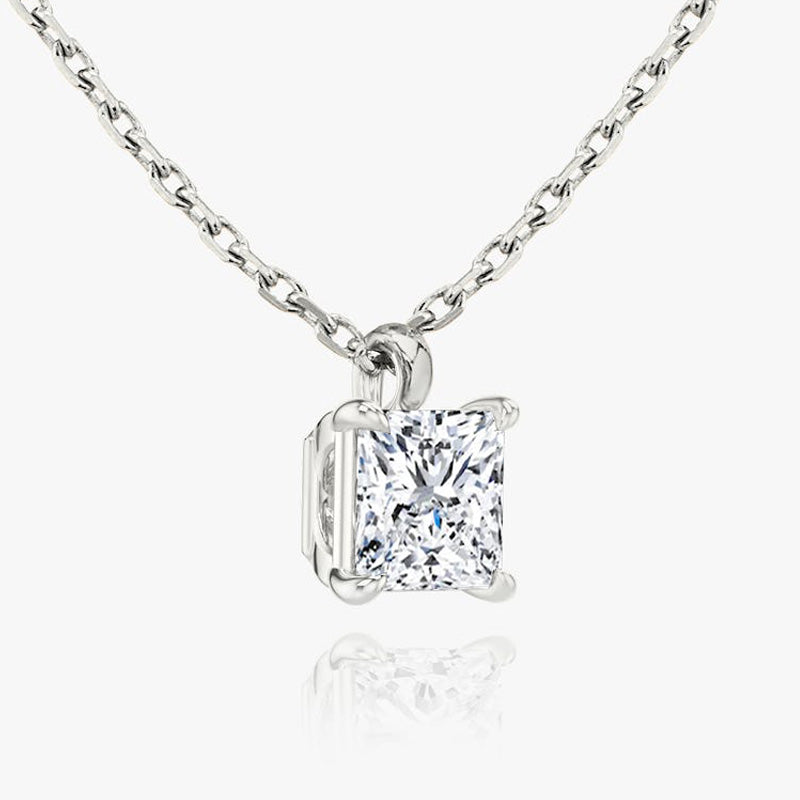 Solitaire Moissanite Pendant-VOOGME