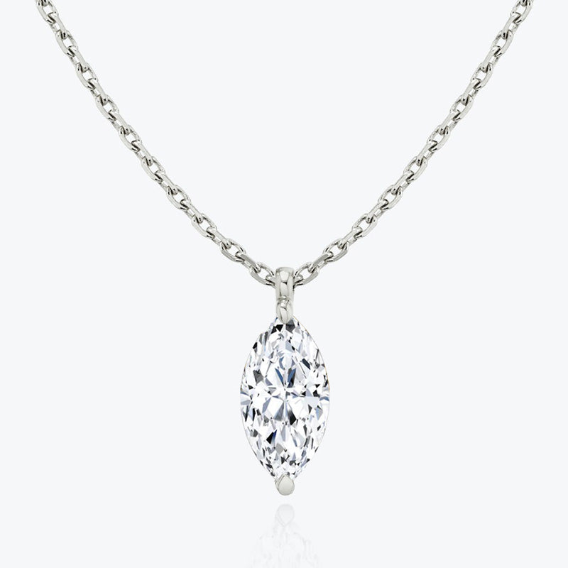 Solitaire Moissanite Pendant-VOOGME