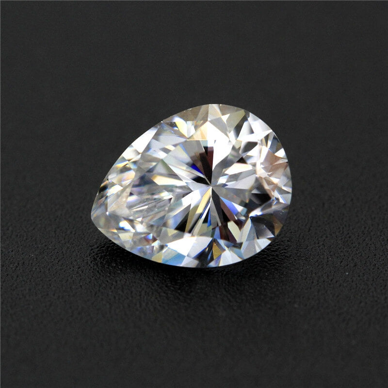 Pear Shape Moissanite Loose Stone-VOOGME