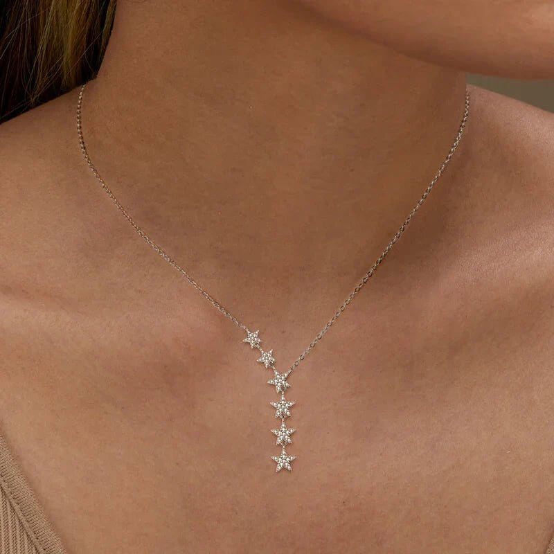 Celestial Star Moissanite Necklace