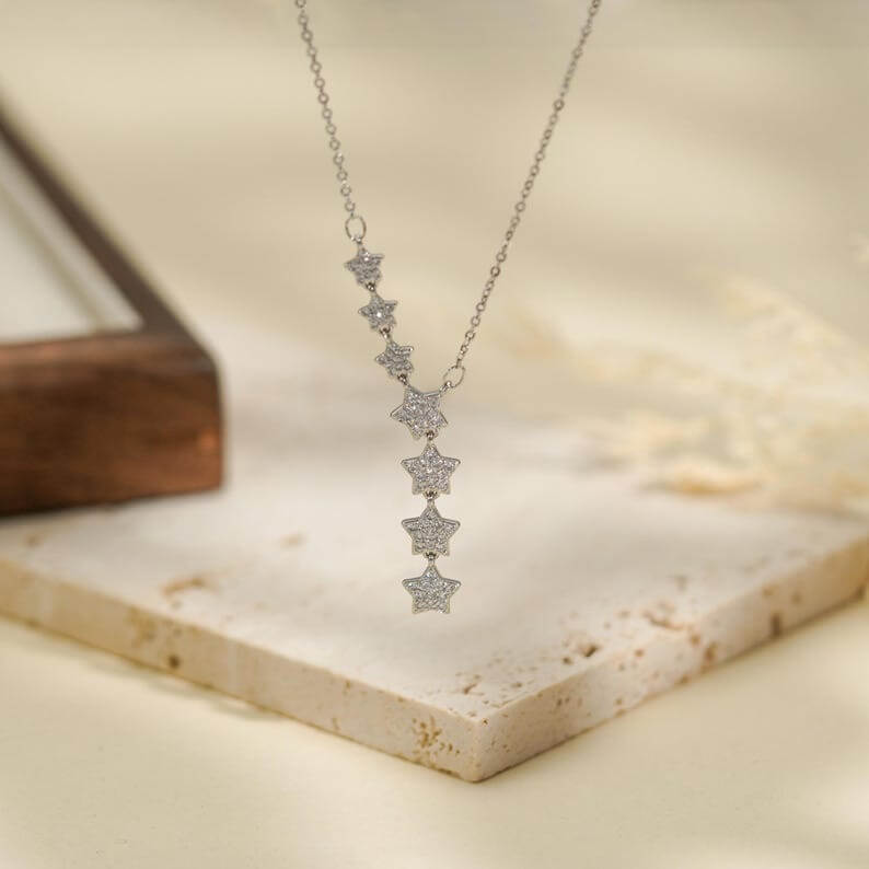 Celestial Star Moissanite Necklace